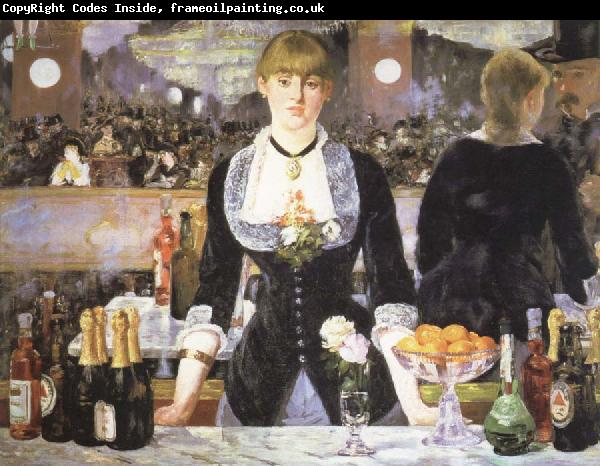 Edouard Manet a bar at the folies bergere